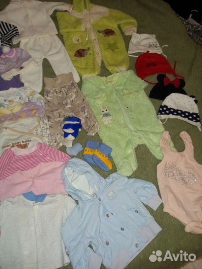 Вещи на девочку пакетом 56-74