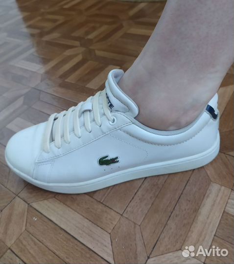 Кеды Lacoste женские 37,5 размер оригинал белые