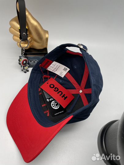 Кепка Hugo boss. Бейсболка мужская синяя