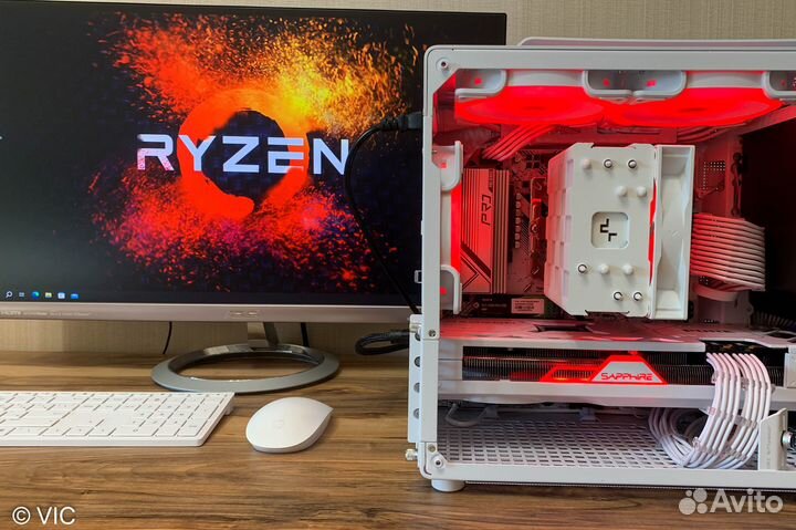 Игровой пк Ryzen 7 5700x3d/RTX3080/32Gb/512Gb