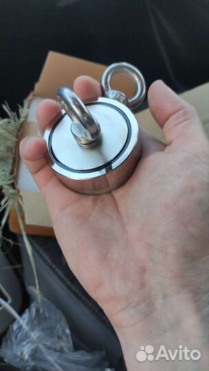 Поисковый магнит двухсторонний 60 мм