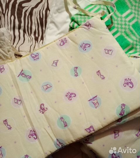 Бортики в детскую кроватку бу