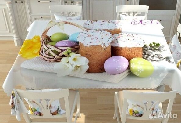 Новые фотоскатерти 3 д Принт Пасха, Новый год