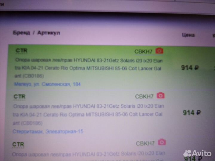 Опора шаровая