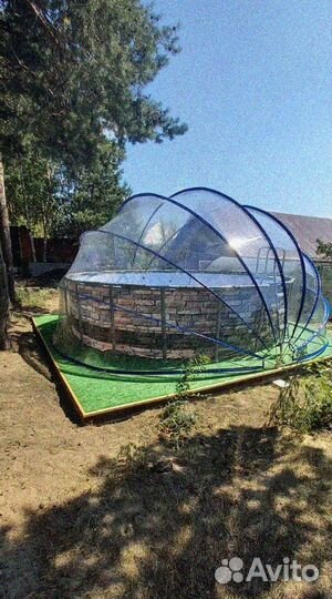 Купол для бассейна. Тент для бассейна