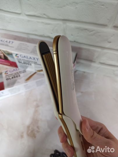 Щипцы для волос 2 в 1 гофре для волос - Galaxy