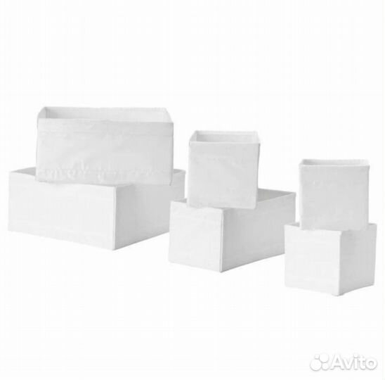 Наборо коробок Скубб Икеа 6 шт