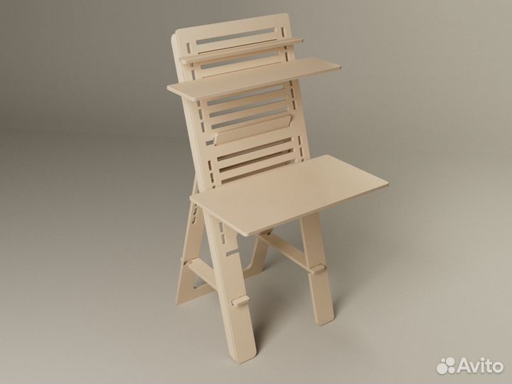 Компьютерный стол белый