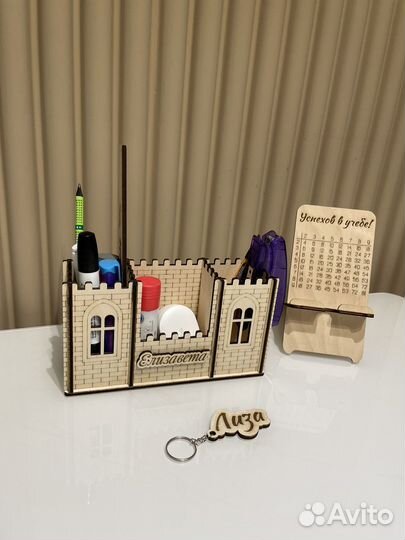 Подставка для карандашей именная