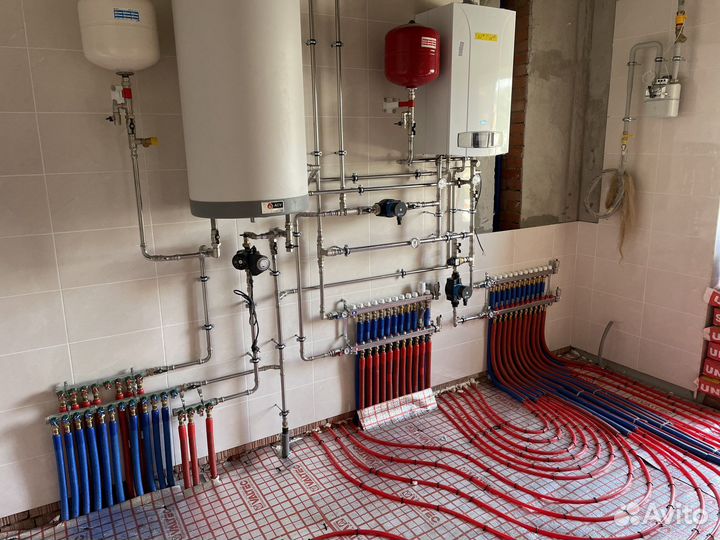 Водоснабжение Отопление канализация электромонтаж