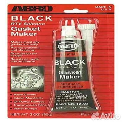 Герметик прокладок высокотемпературный черный 85гр