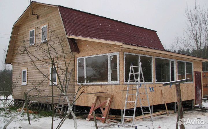 Пристройка из сип панелей к домам