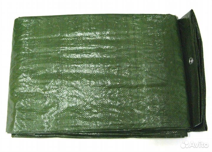 Тент 4х6 м, зеленый