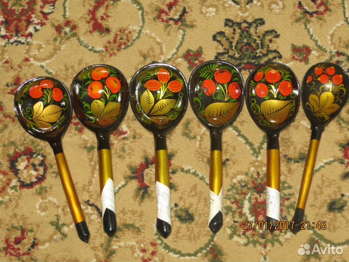 Продам ложки. липецкие узоры. В нов сост. год 1986