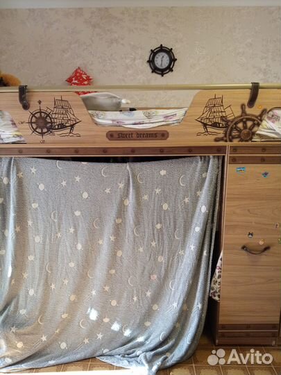 Кровать чердак корсар