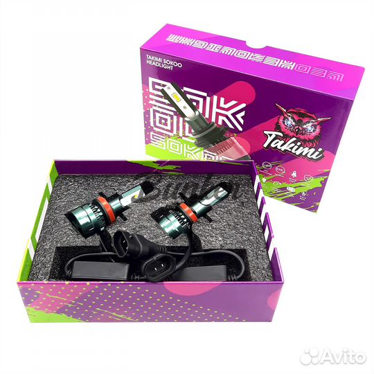 Светодиодные LED лампы Takimi sokoo H11/8/9/16
