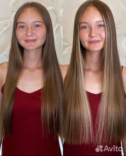 Снятие наращивание коррекция волос