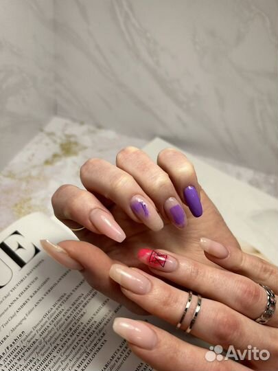 Маникюр наращивание ремонт ногтей педикюр