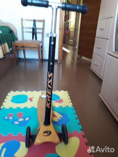 Самокат детский трехколесный бу