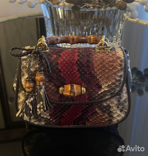 Cумка gucci bamboo mini оригинал