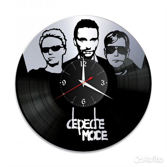 Группа Depeche Mode, серебро №2 часы из винила