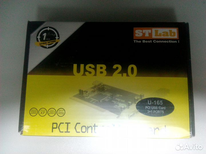 Контроллер ST-Lab U165 USB 2.0, 3+ 1 Ports VIA6212
