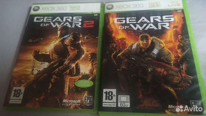 Xbox 360 gears of war 1 - 2 лицензия