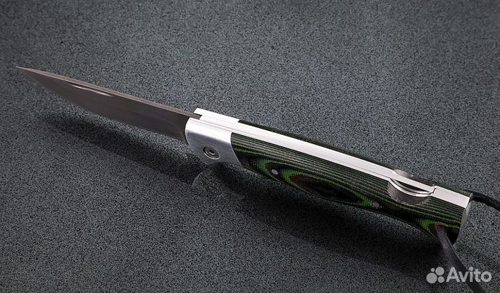 Складной нож Лиса, сталь Х12мф, рукоять накладки м