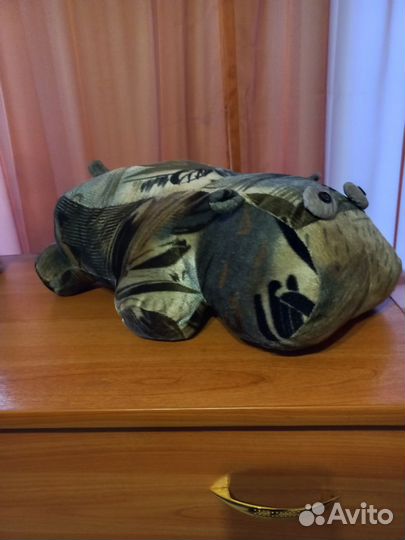 Игрушка бегемот ручной работы