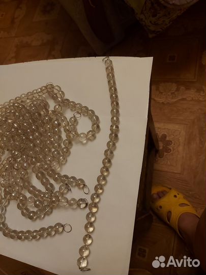 Новогодние украшения бусы