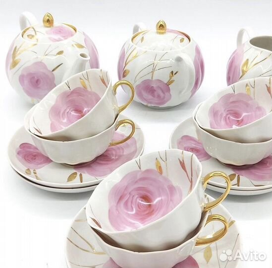 Чайный сервиз дулево Розы