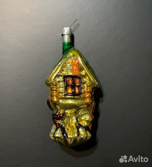 Избушка Царица дед Мазай елочная игрушка СССР
