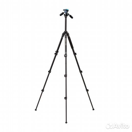 Benro TAD18AHD1A штатив Adventure c 3D головой/алюминиевый с клипсами