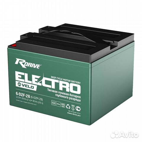 Аккумулятор Rdrive Electro Velo 6-DZF-28