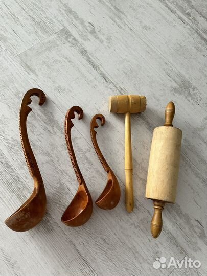 Кухонная утварь деревянная СССР