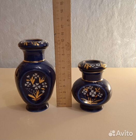 Фарфоровые вазочки Бронницы СССР
