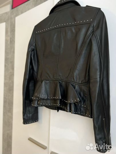 Кожаная куртка Pinko 42-44 размер
