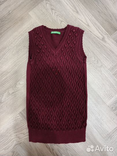 Школьная одежда на девочку бордовая 128-146