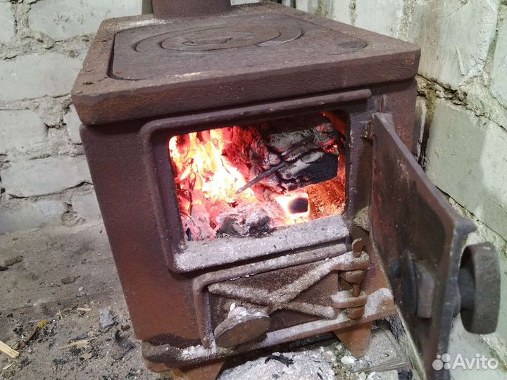 Буржуйка чугунная СССР
