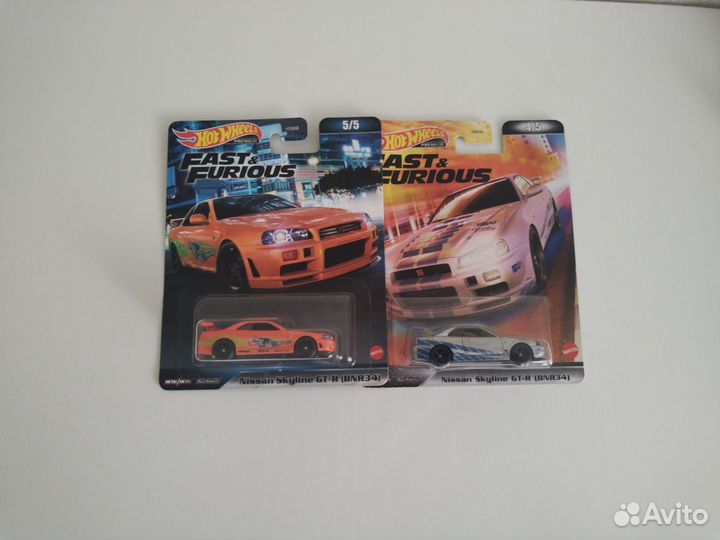 Hot wheels premium Nissan skyline GT-R (BNR34)