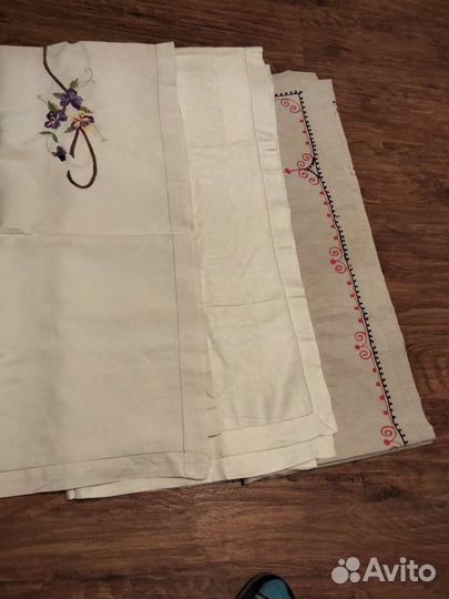 Скатерть лен СССР новая