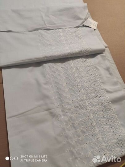 Ткань шитьё 4м. Голубая