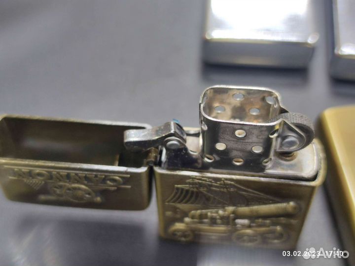 Зажигалка бензиновая под zippo. Орден Ленина