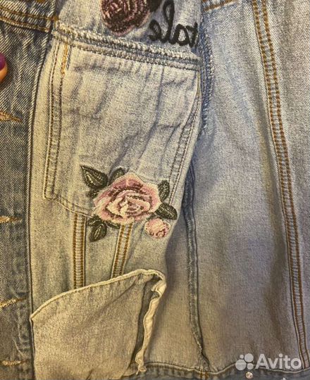 Джинсовая куртка женская 46