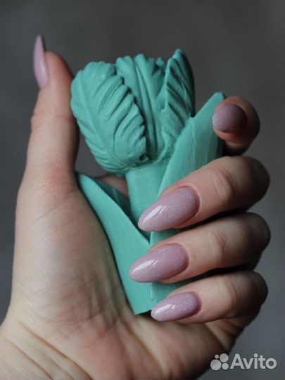 Силиконовая форма для мыла и свечей тюльпан