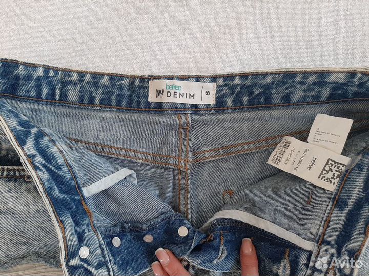 Юбка-шорты джинсовая 44 размера