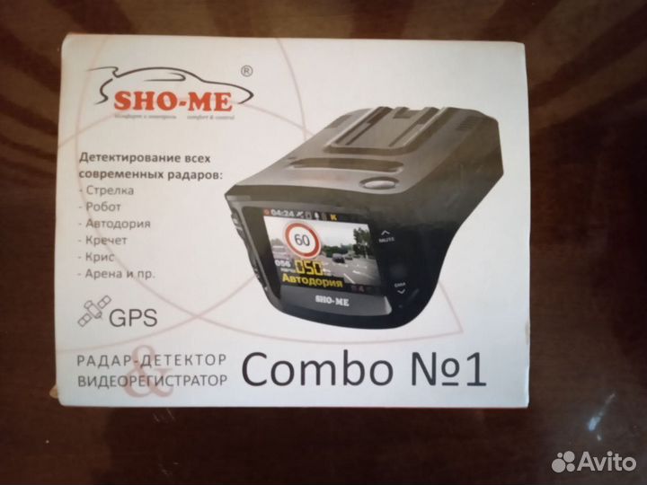 Радар-детектор SHO-ME combo №1, видеорегистратор