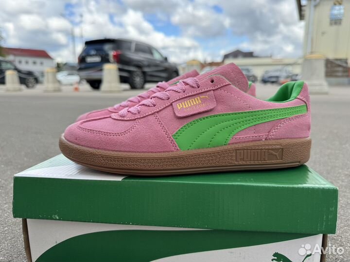 Кроссовки Puma palermo Leather розовый