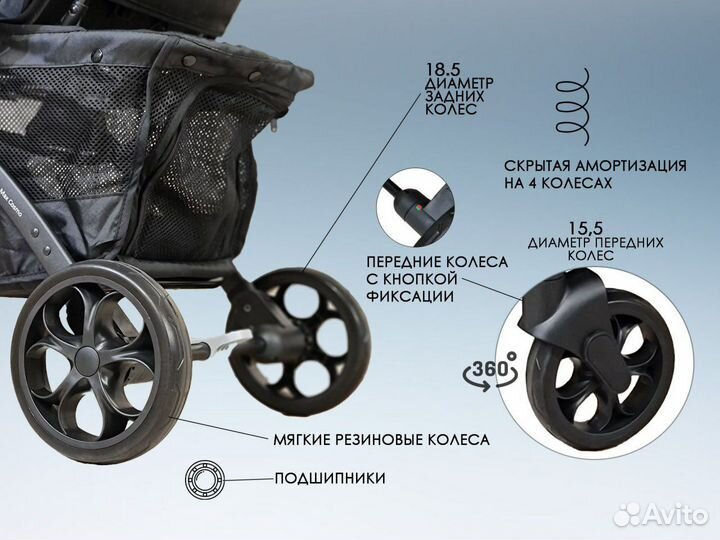 Детская прогулочная коляска новая легкая Cosmo