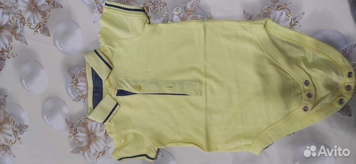 Летняя одежда для мальчика боди размер 74 -80